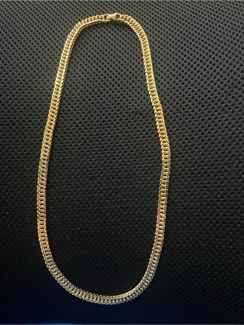Monet Gold Tone Women's Cuban Link Necklace